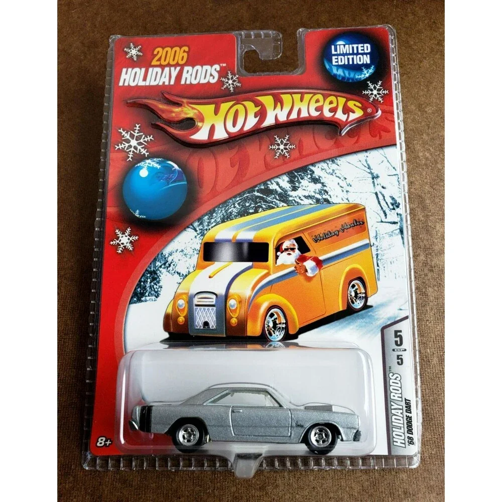 Hot Wheels '68 DODGE DART Silver 5/5 2006 HOLIDAY RODS 1:64 LTD. ED. REAL RIDERS